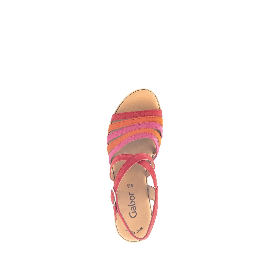 Gabor fashion Riemchensandale rot