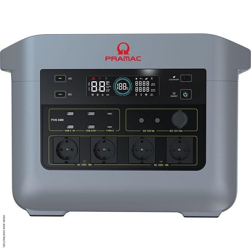 Pramac KA162Y12020 PWB 2400 Prijenosna baterija 2150 Wh Schuko/ USB-A/USB-C/ DC