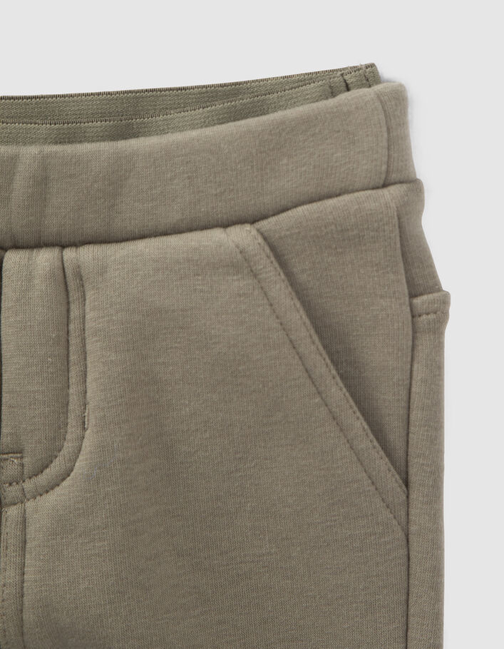 Jogging kaki double ceinture élastiquée bébé garçon