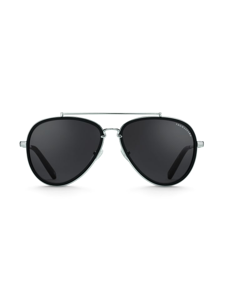 Thomas Sabo Sonnenbrille in silber, schwarz günstig kaufen onesize