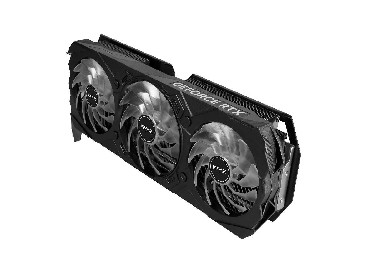 KFA2 GeForce RTX 4070 EX Gamer 1-Click OC Gaming Grafikkarte (12 GB, GDDR6X, 1x HDMI, 3x DP)