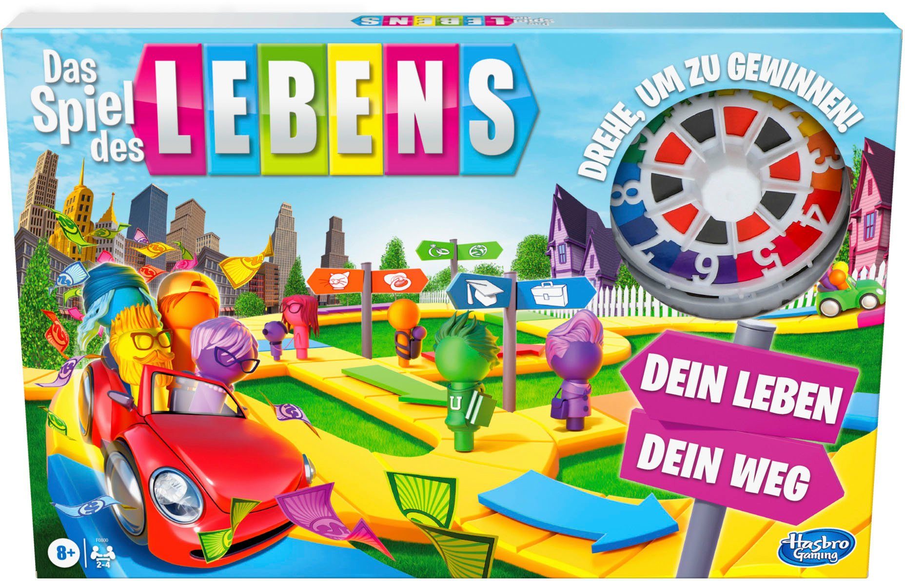 Hasbro Spiel, Brettspiel Das Spiel des Lebens
