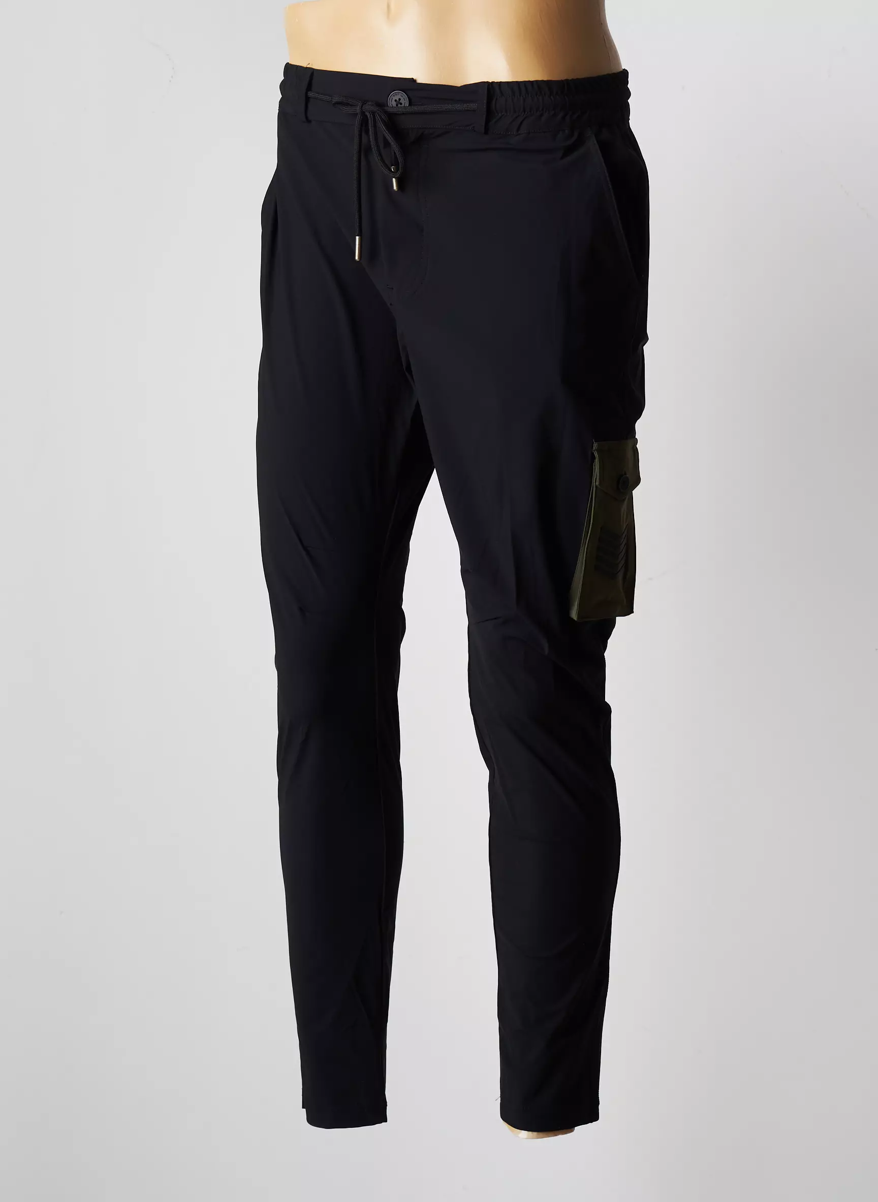 Hbt Pantalons Slim Homme couleur noir