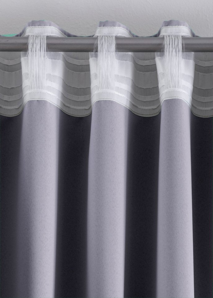 Verdunkelungsvorhang einfarbig mit Thermofunktion (1er Pack)