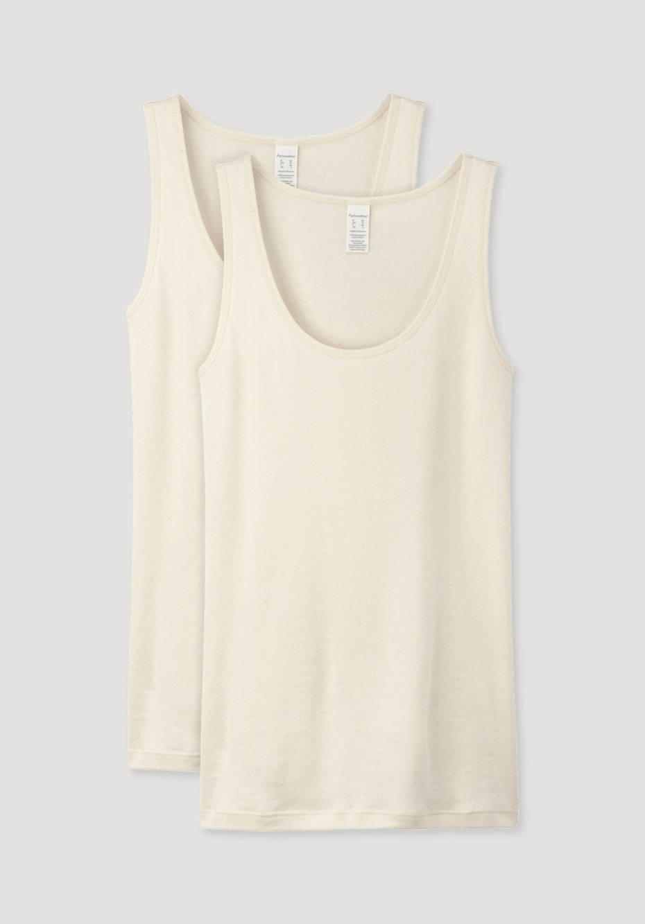 Tanktop im 2-er Pack aus reiner Bio-Baumwolle