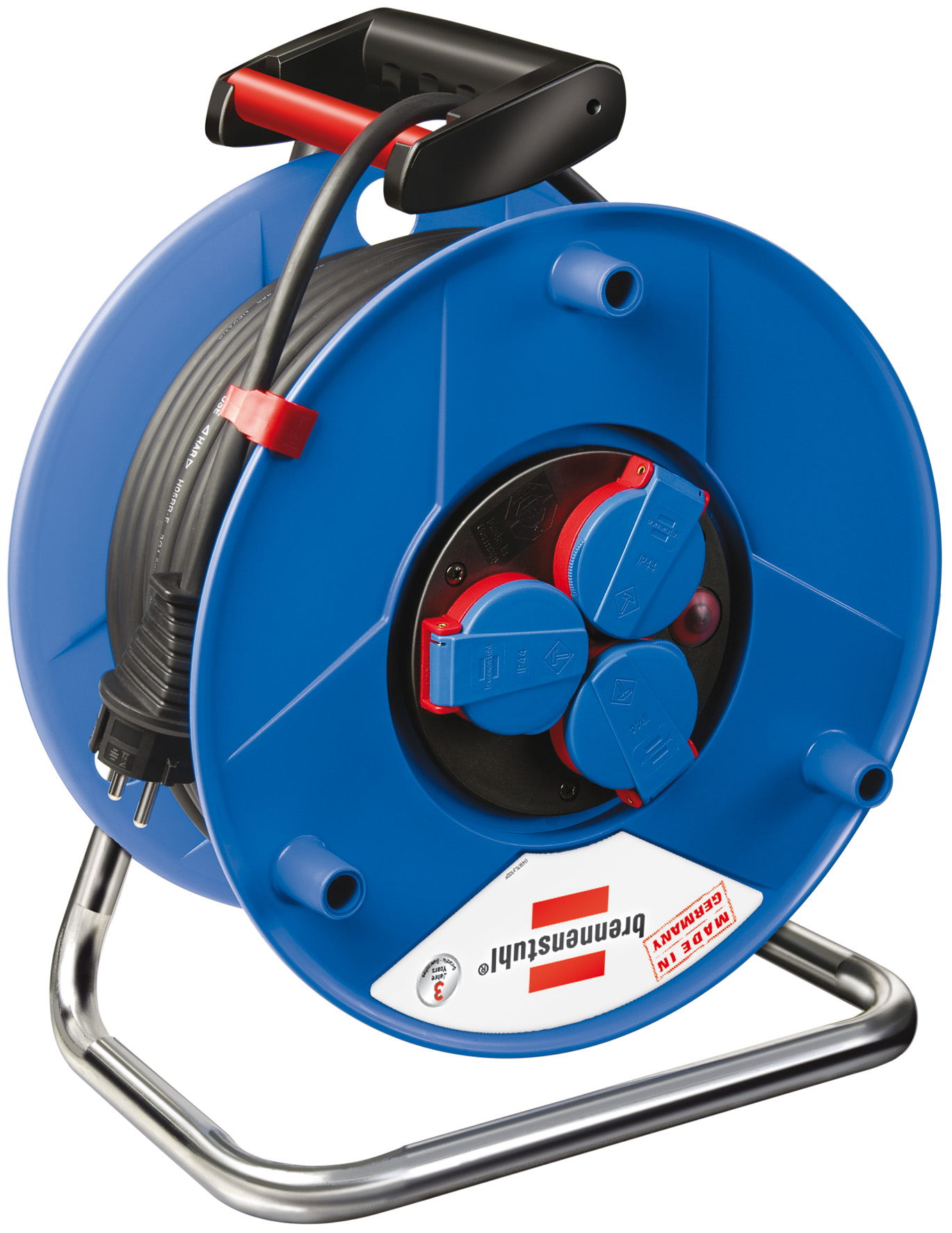 „Brennenstuhl 1208440 Garant“ kabelio ritė, 25 m, H07RN-F 3G2.5, IP 44, statybvietėms