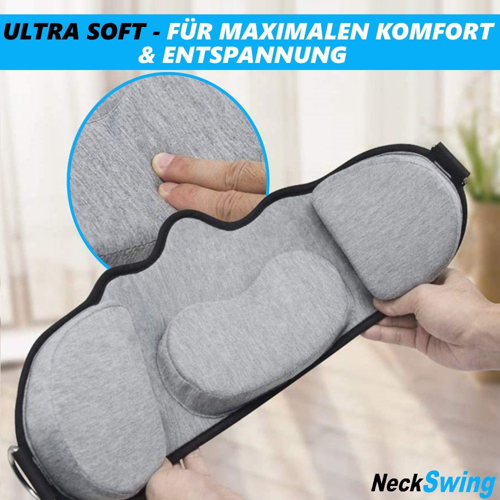 MAVURA Hängematte NeckSwing Premium Halshängematte Nackenhängematte Nackenschaukel (Nackenmassagegerät Nackenverspannungen Nackenstrecker), Nacken Hals Strecker Dehner Nackendehner