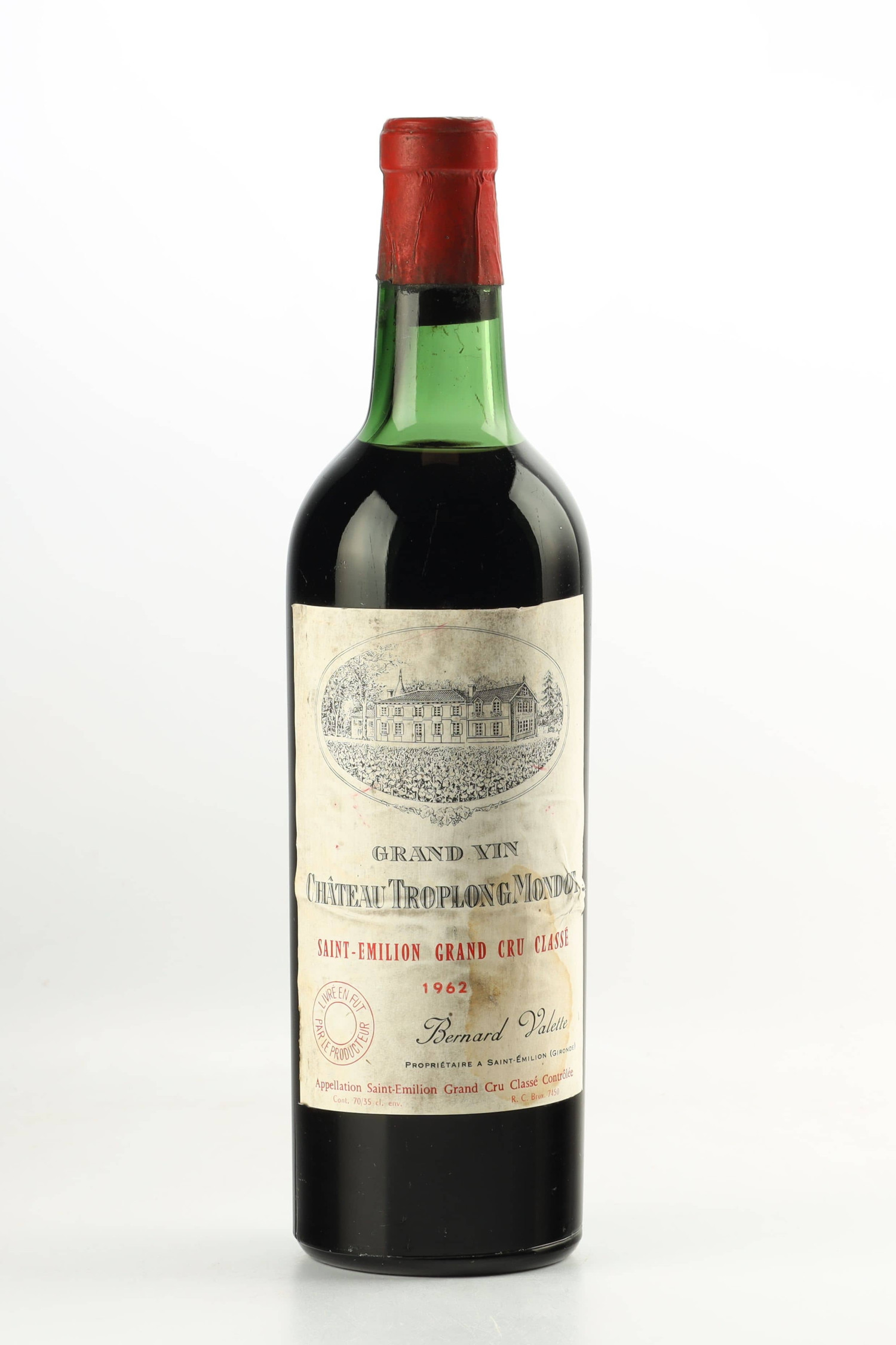 Château Troplong Mondot 1962, Saint Emilion