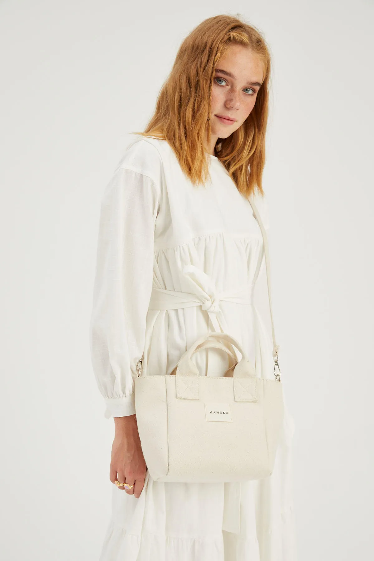 Manuka  Mini-Canvas-Tasche Natur