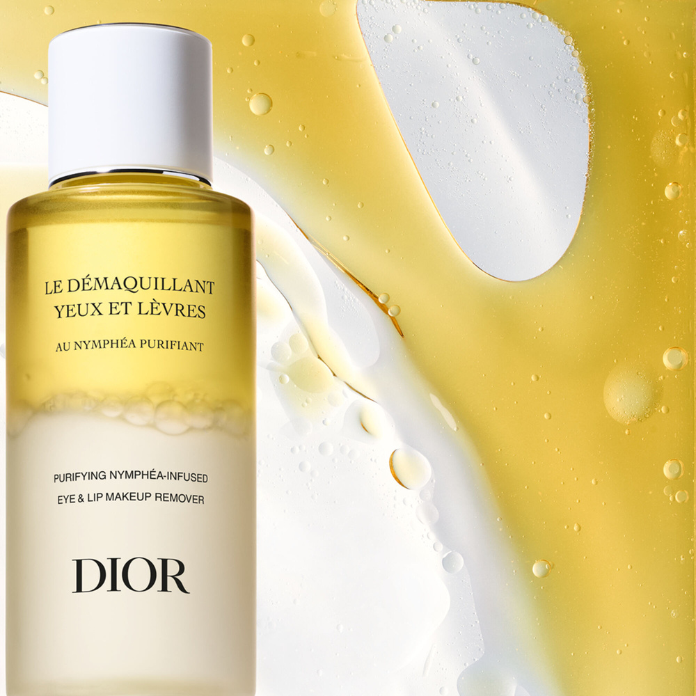 DIOR Le démaquillage au Nymphéa Le Démaquillant biphase yeux et lèvres -  Formule soin purifiante