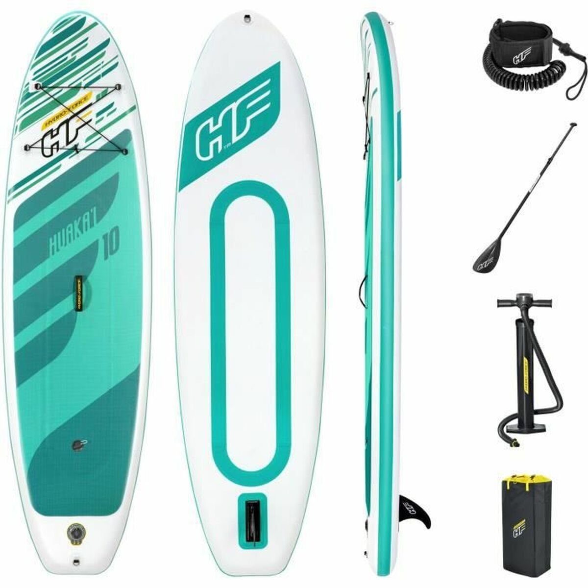 Bestway Schlauchboot Paddel Surfbrett Bestway Hydro-Force Huakai Tech SUP Standup-Paddle Bo