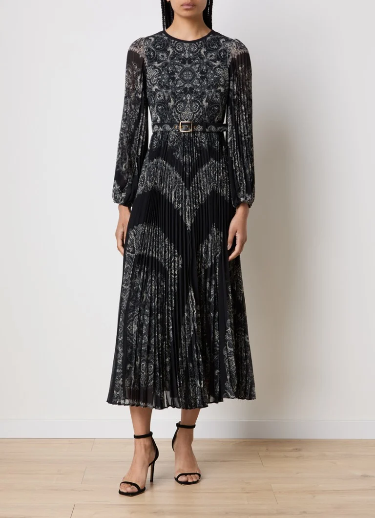 Zimmermann Sunray midimekko paisley-kuviolla ja vyöllä