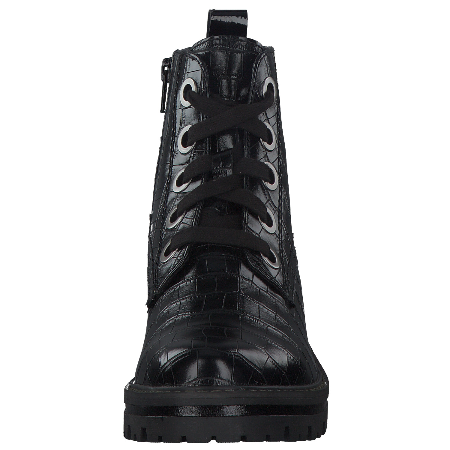 Jana Shoes 26209, Schnürstiefel, Damen, Schwarz