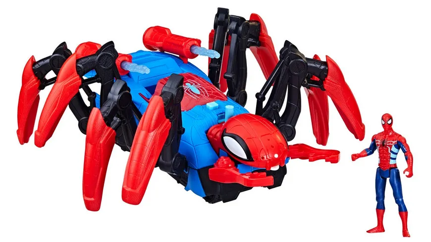 Hasbro - Marvel Spider-Man Krabbelspinne mit Wasserspritze