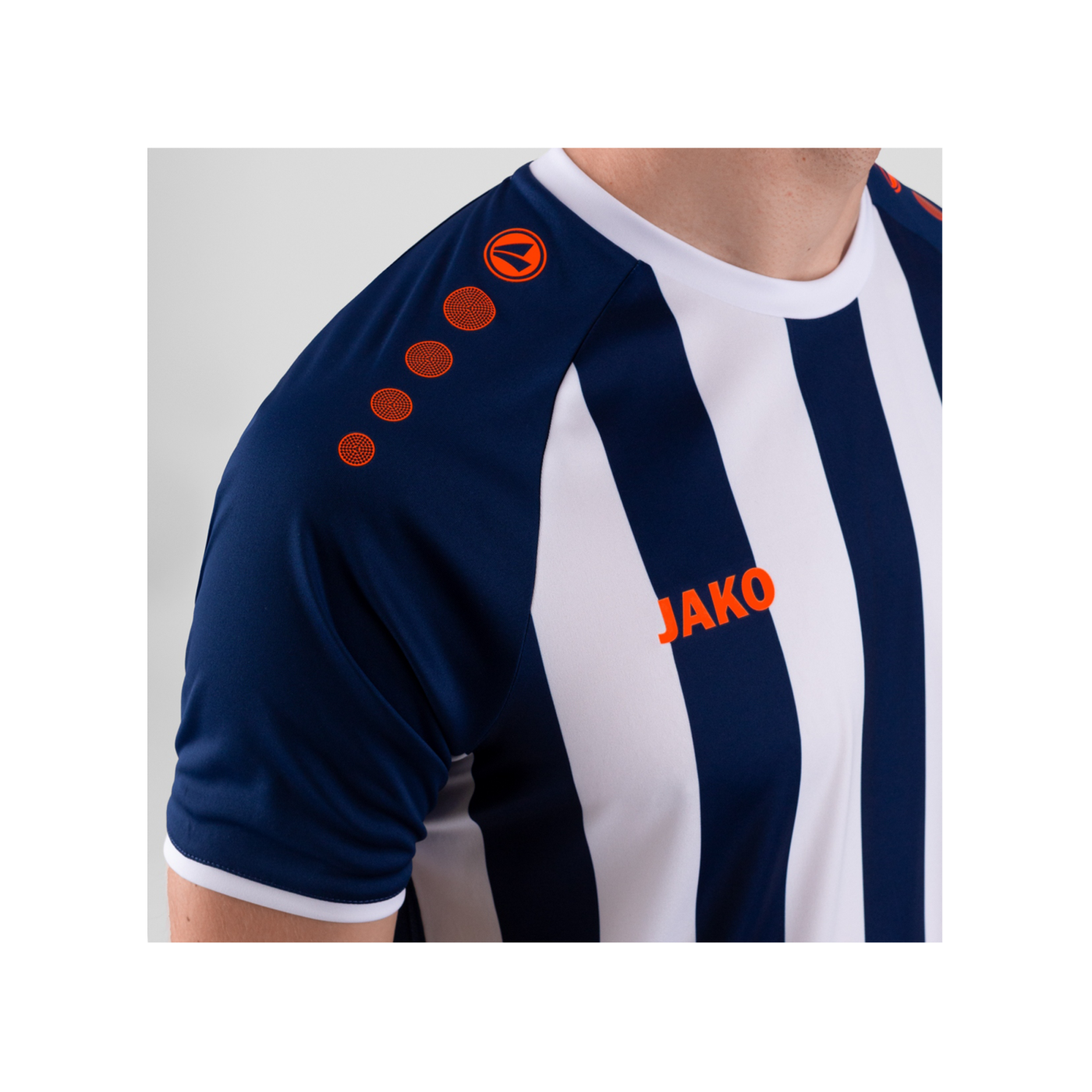 JAKO Inter Trikot Kids Dunkelblau Weiss F935