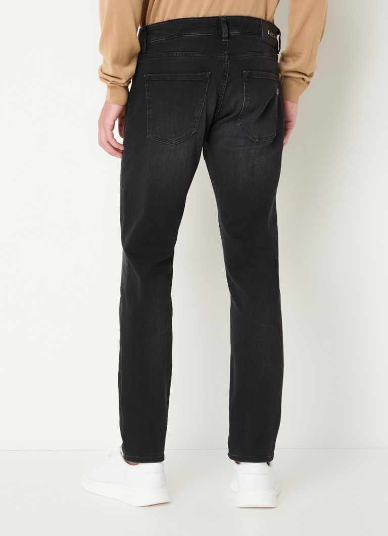 Blugi HUGO BOSS Delaware Slim Fit cu efect decolorat