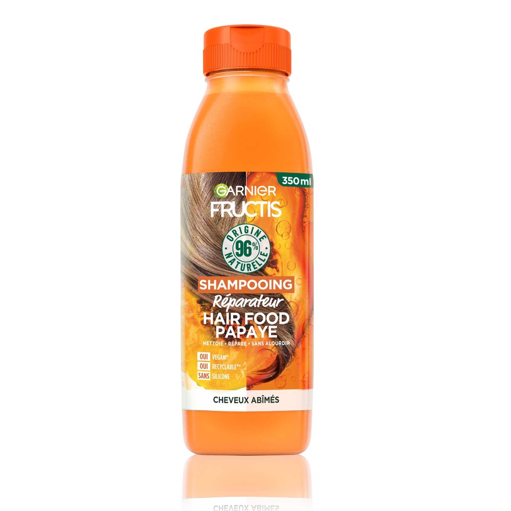 garnier Fructis Hair Food Shampooing réparateur vegan à la papaye
