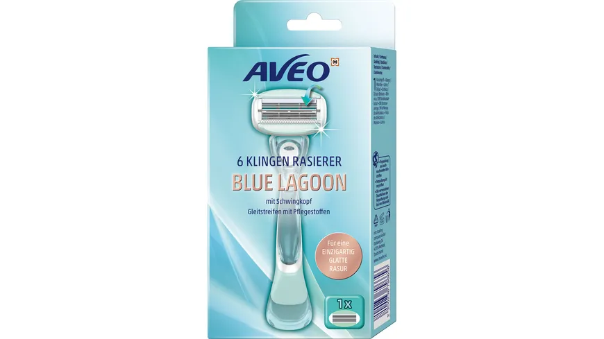 Aveo Blue Lagoon 6 Klingen Damen Rasierer