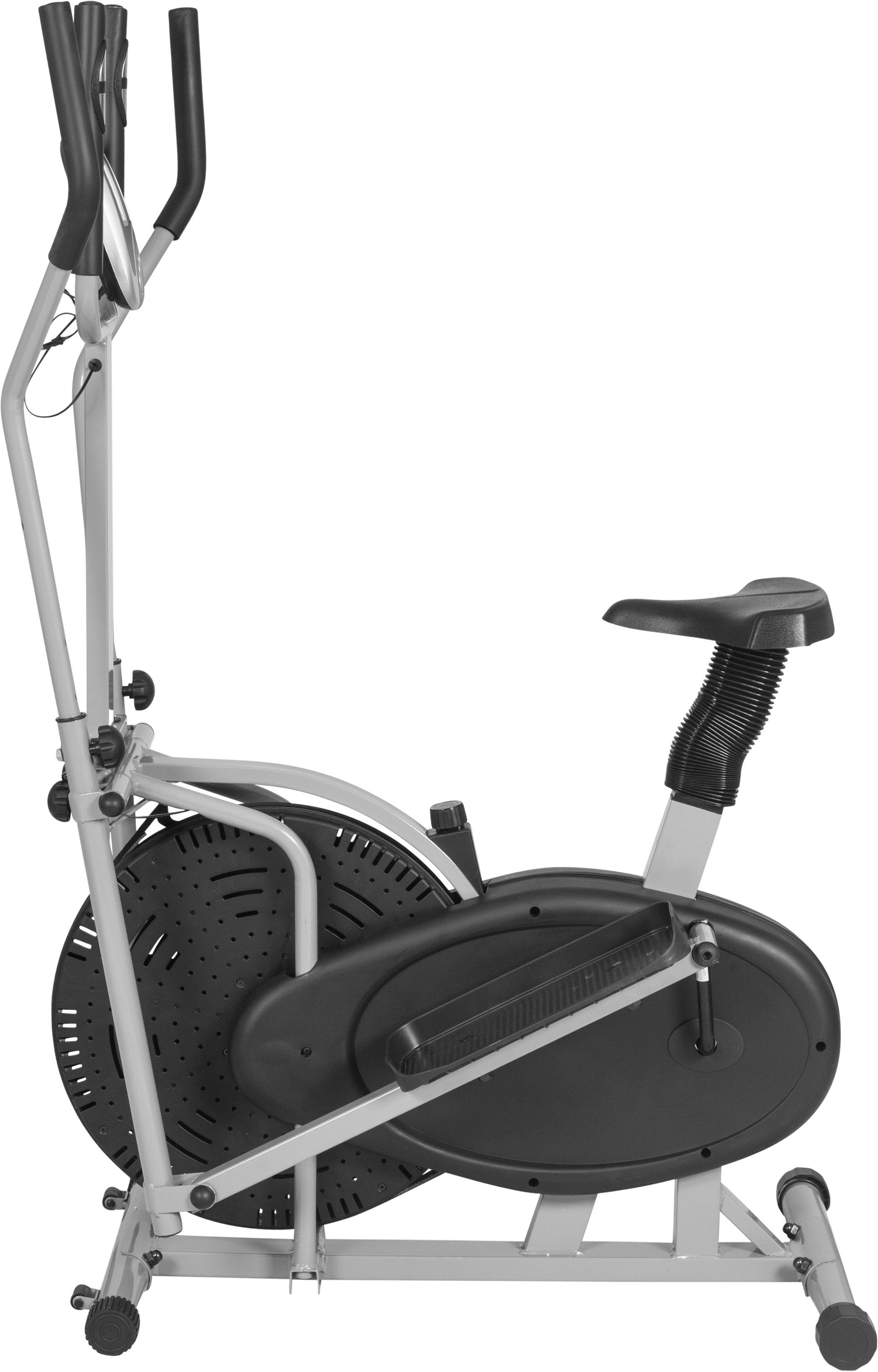 GORILLA SPORTS Crosstrainer mit Trainingscomputer, Pulsmesser, bis 110 kg - Ellipsentrainer (1-tlg)