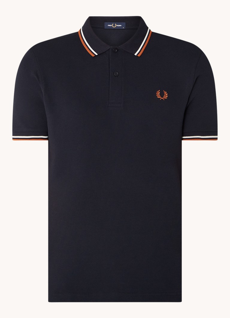 Πόλο μπλουζάκι Fred Perry Regular Fit από βαμβακερό πικέ με κέντημα λογότυπου