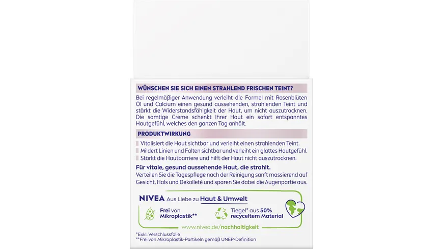 NIVEA Vital Strahlender Teint Reichhaltige Tagespflege Reife Haut 50 ml