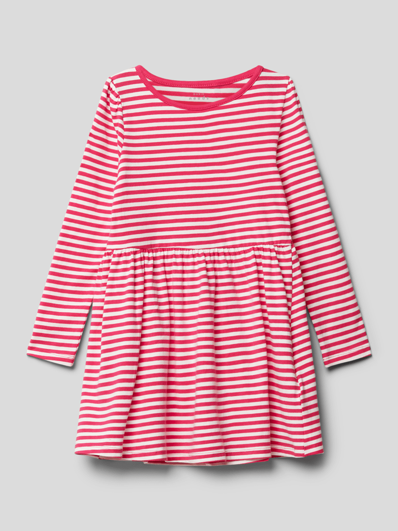 Kleid mit Streifenmuster Modell 'VALENTINA' in pink