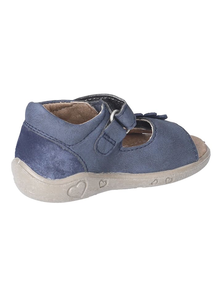 PEPINO Leder-Sandalen in Dunkelblau günstig kaufen