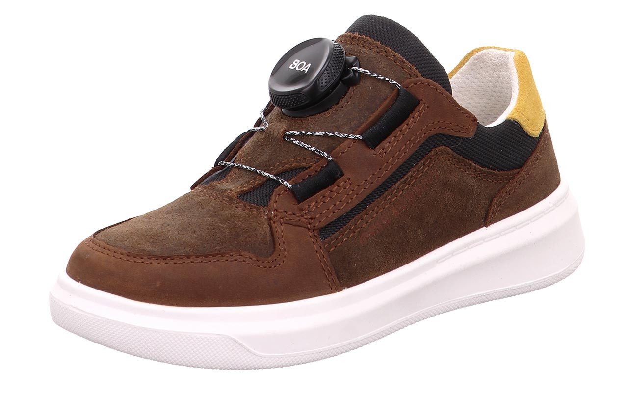 COSMO - Braun/GelbSneaker low mit BOA® Drehverschluss