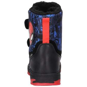 Spiderman Klett Boots in schwarz