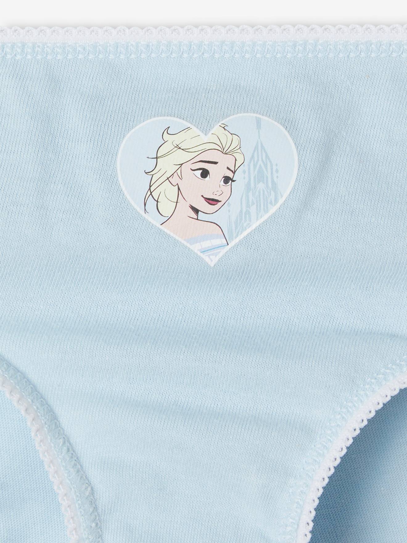 Frozen 3er-Pack Mädchen Slips Disney DIE EISKÖNIGIN - himmelblau