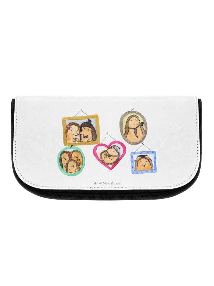 Mr. & Mrs. Panda Kosmetiktasche Igel Familie ohne Spruch in Weiß günstig kaufen onesize