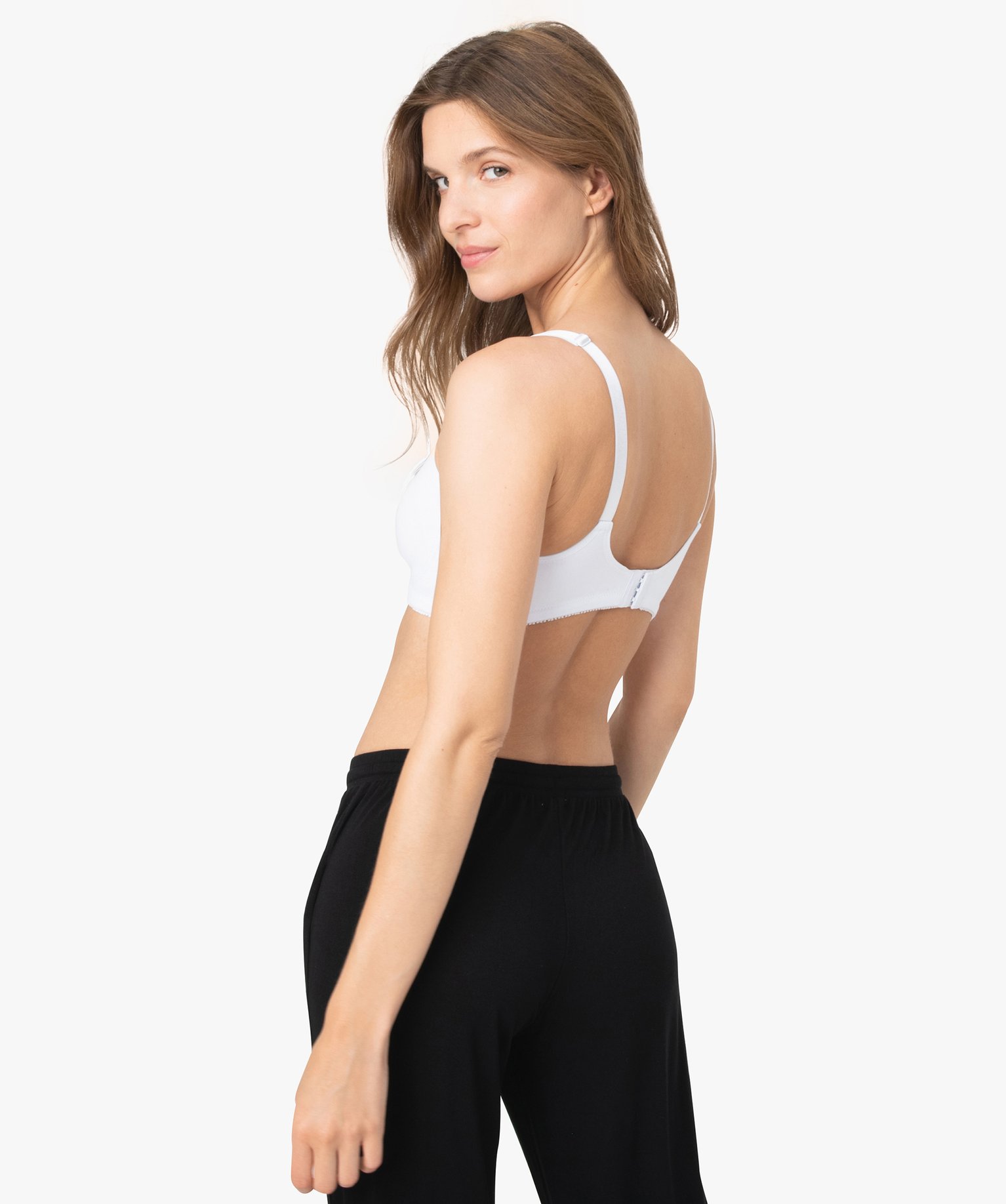 Soutien-gorge d’allaitement forme emboitante blanc | GEMO
