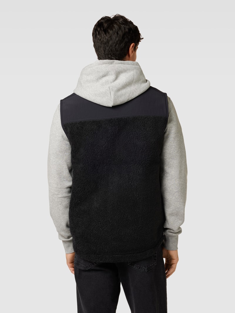 Weste mit Label-Details in schwarz
