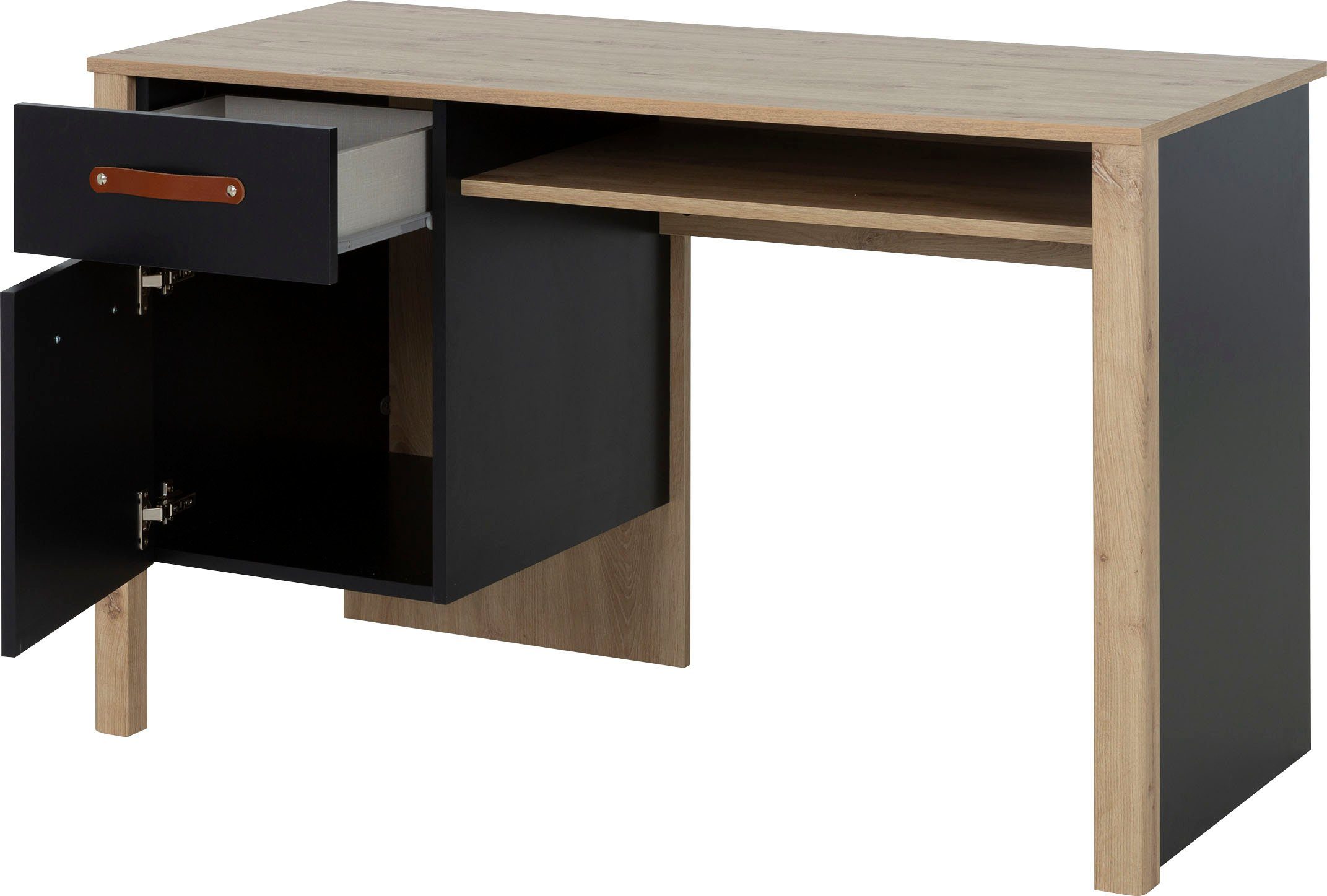Gami Jugendzimmer-Set Arthus, (3-St., Funktionsbett, Kleiderschrank, Schreibtisch)