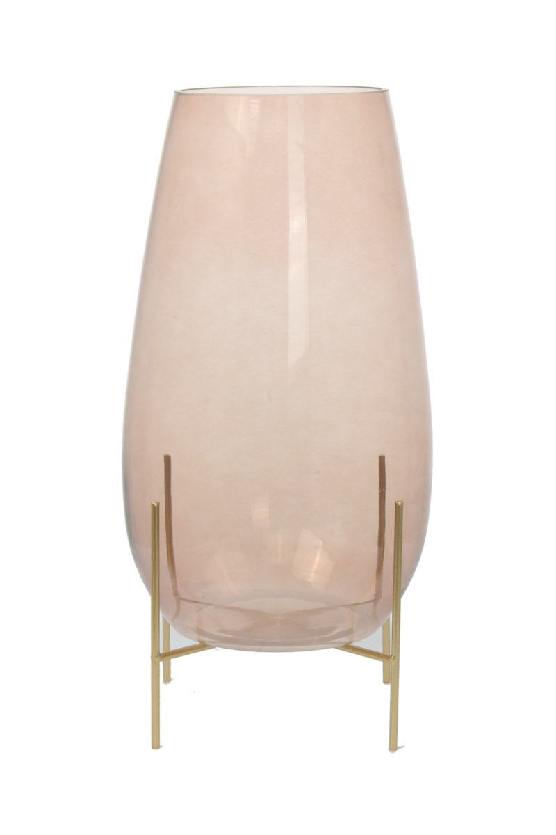 Kayoom Glasvase Saigon 325 Rosa / Braun