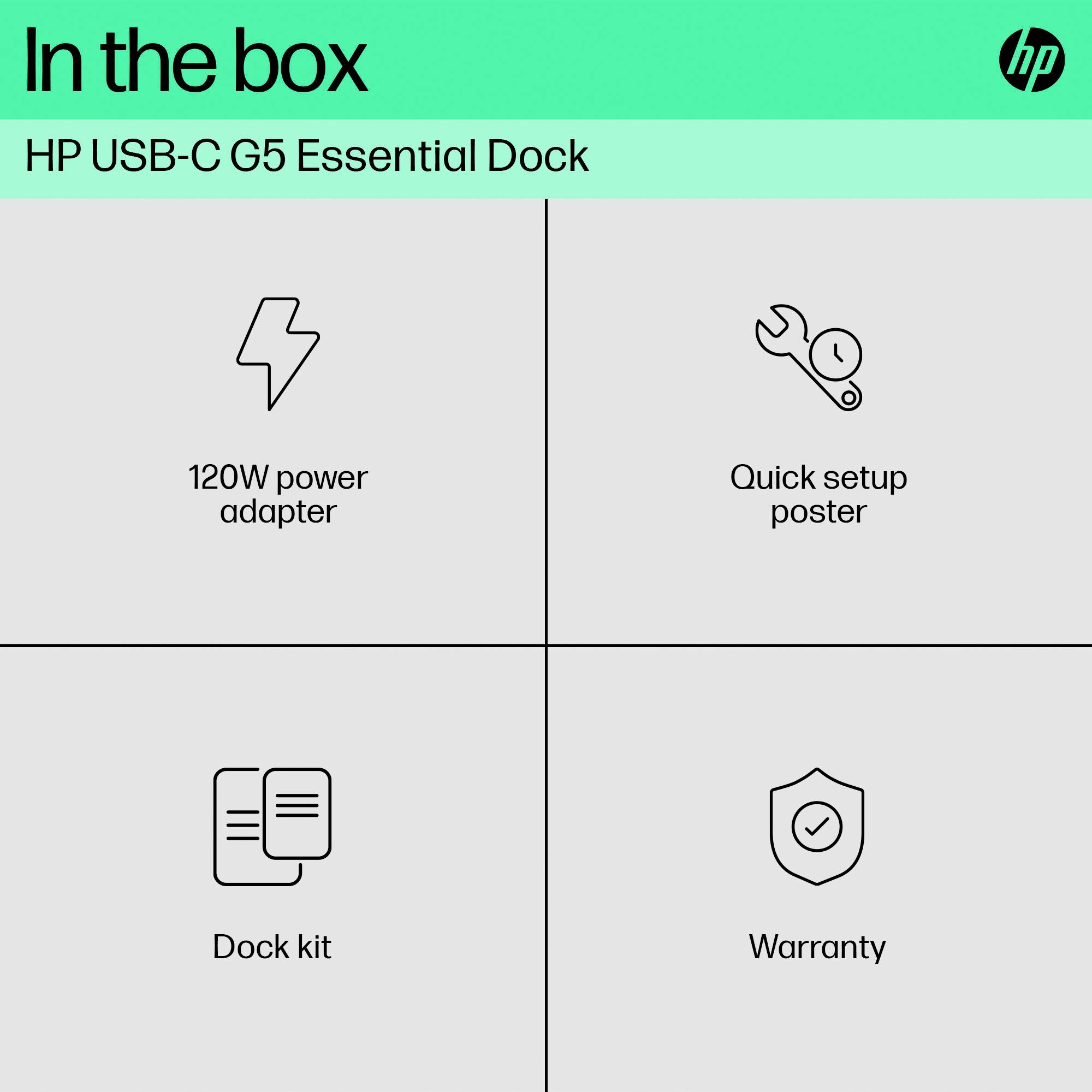 HP Laptop-Dockingstation USB-C G5 Essential Dock