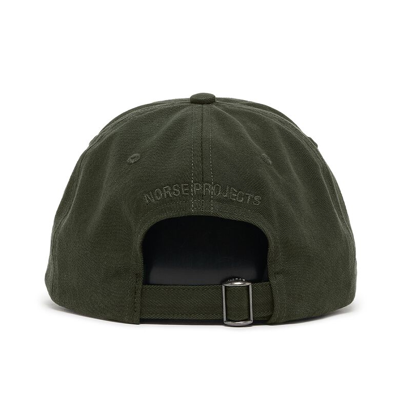Norse Projects Twill Sports Cap beech green