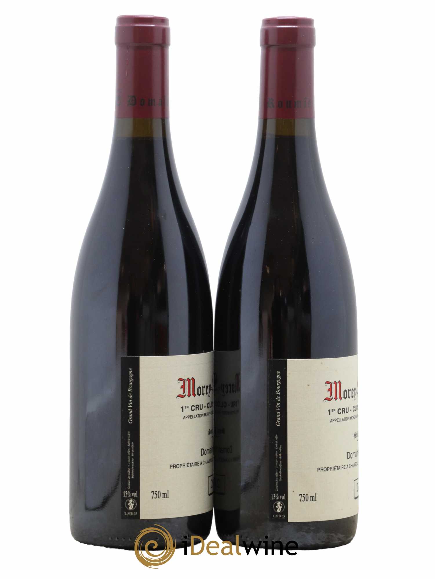 Morey Saint-Denis 1er Cru Clos de la Bussière Georges Roumier (Domaine)  2005 - Lot de 2 Bouteilles
