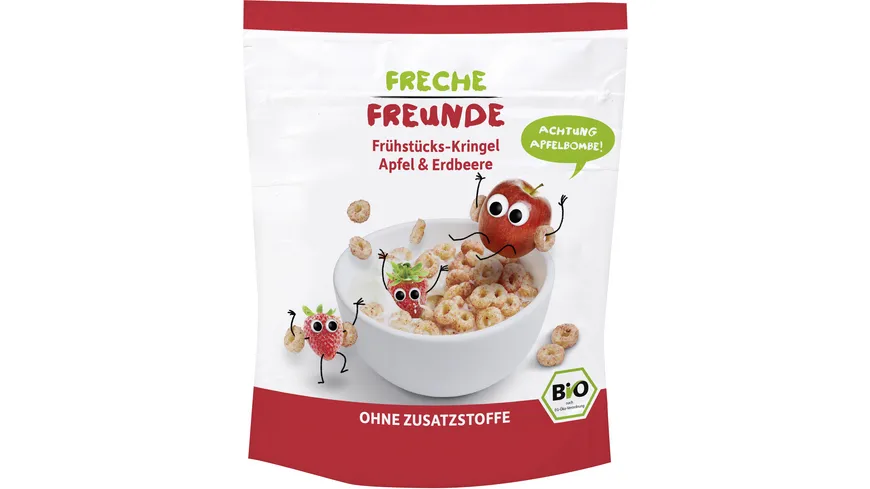 Freche Freunde Bio Frühstücks-Kringel Apfel & Erdbeere 125 g
