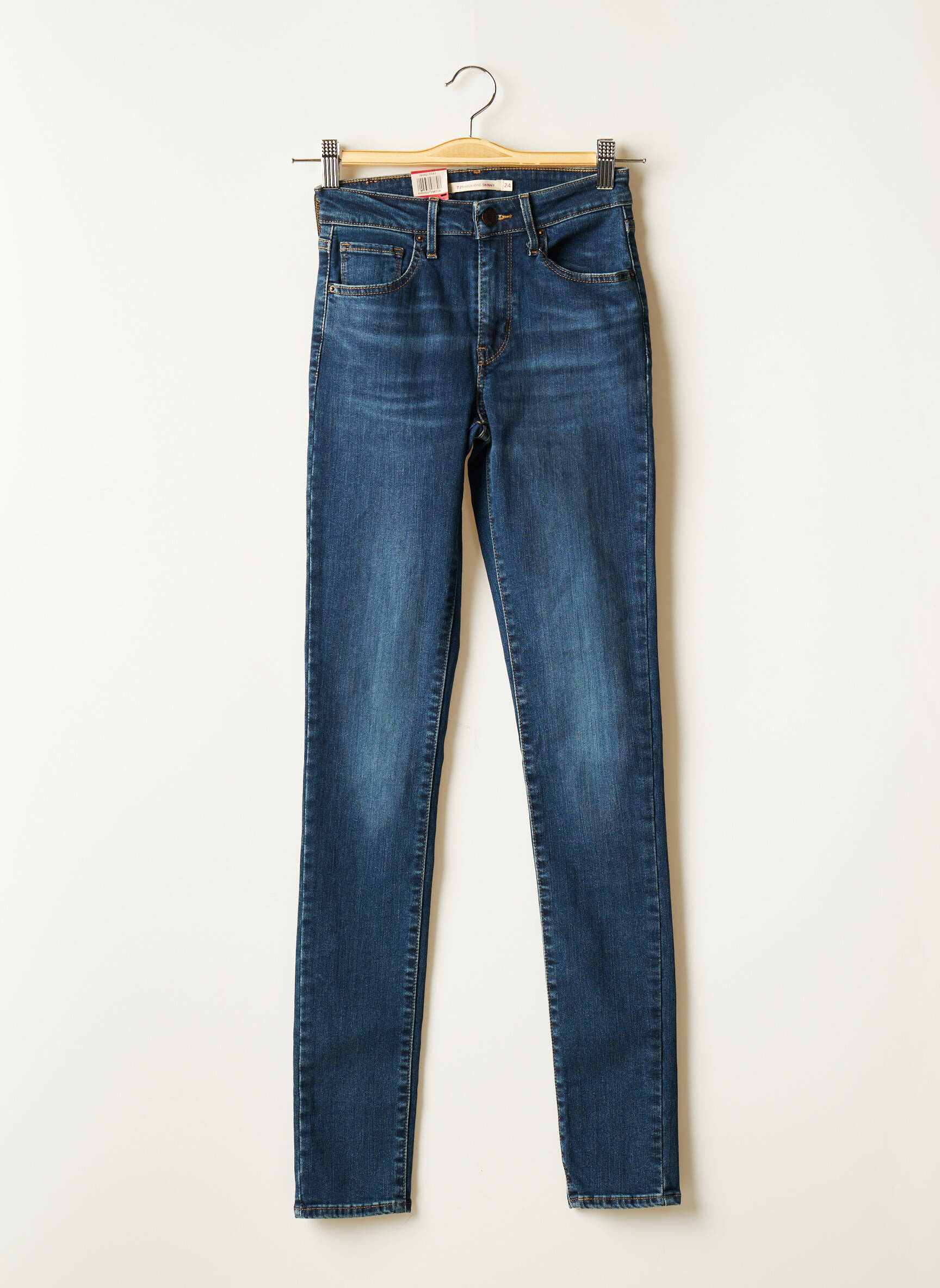 Levis Jeans Skinny Femme couleur bleu