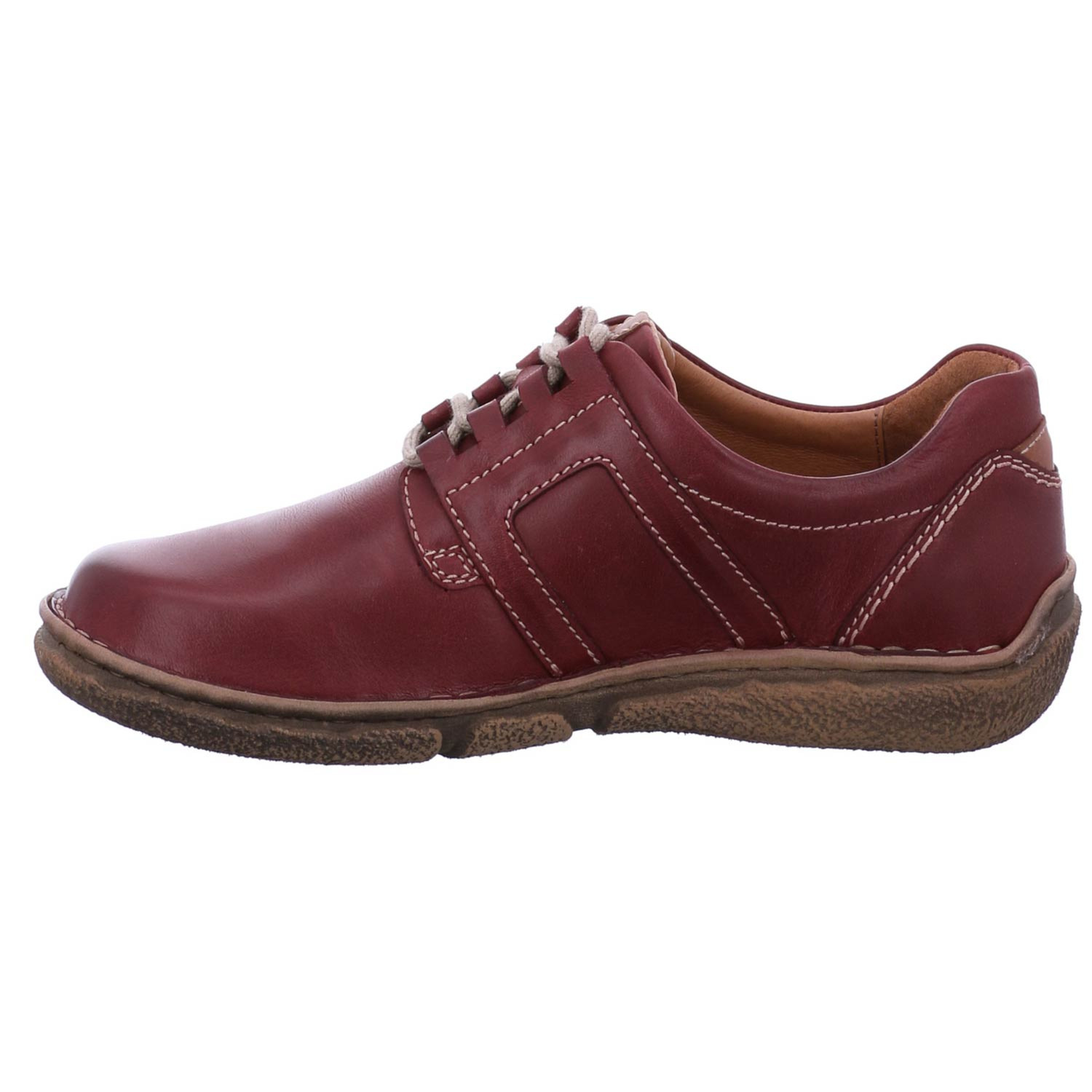 Josef Seibel Neele 44 85144, Schnürschuhe, Damen, Rot (Rubin-Kombi)