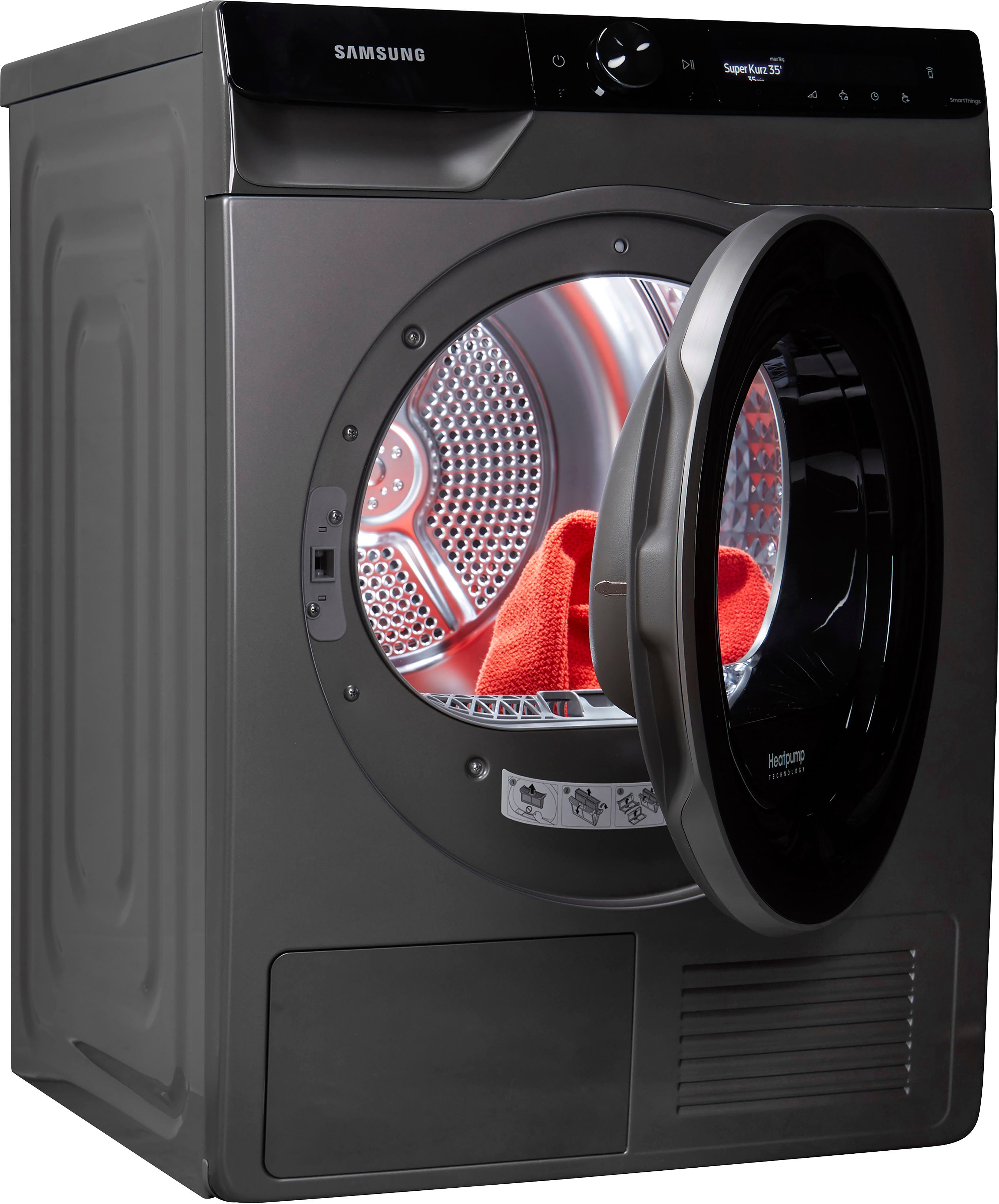 Samsung Wärmepumpentrockner DV80T6220LX/S2, 8 kg, Knitterschutz