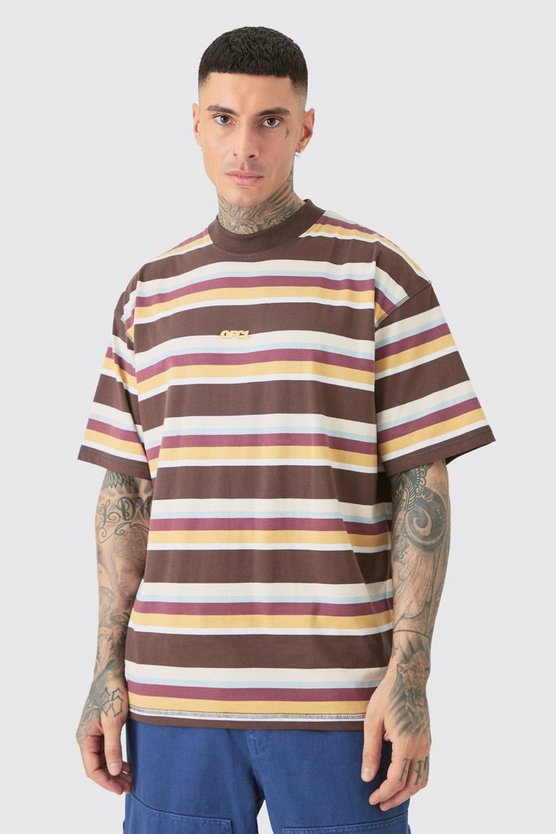 Tall gestreiftes Oversize Official T-Shirt