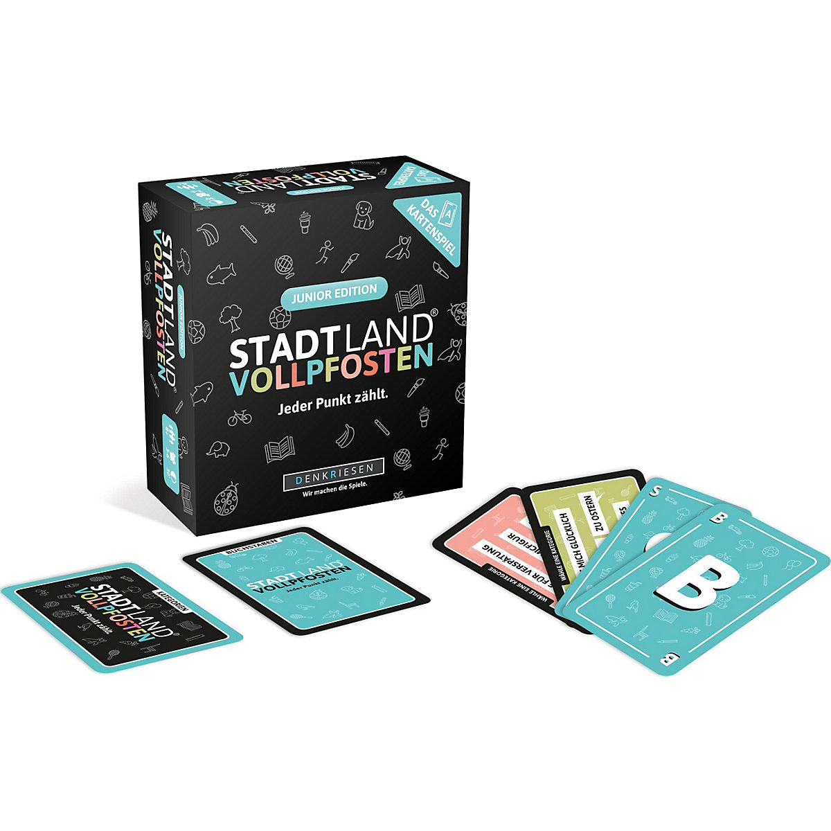 STADT LAND VOLLPFOSTEN® - Kartenspiel Junior