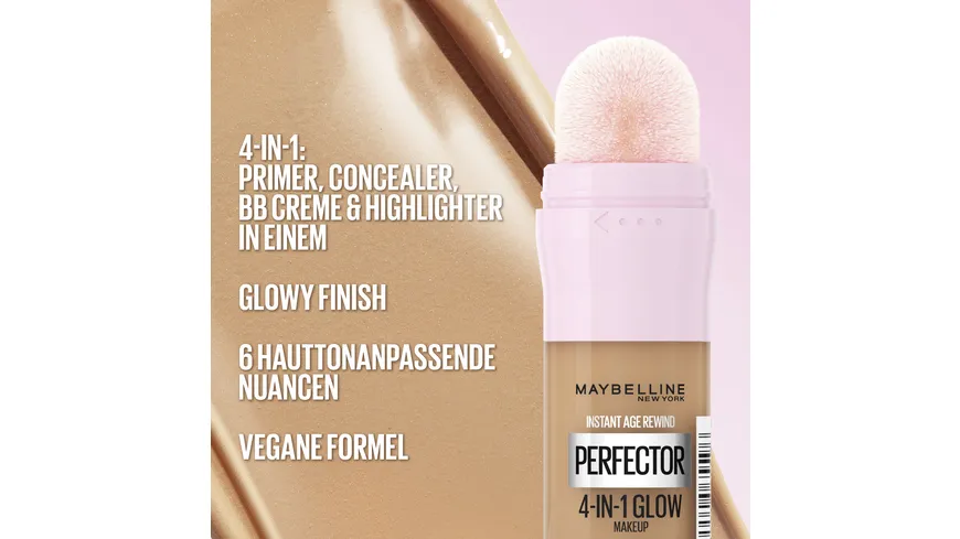 MAYBELLINE NEW YORK Instant Perfector Glow 4-in-1 Make-Up 20 ml 01 Light - Glow 01 Light