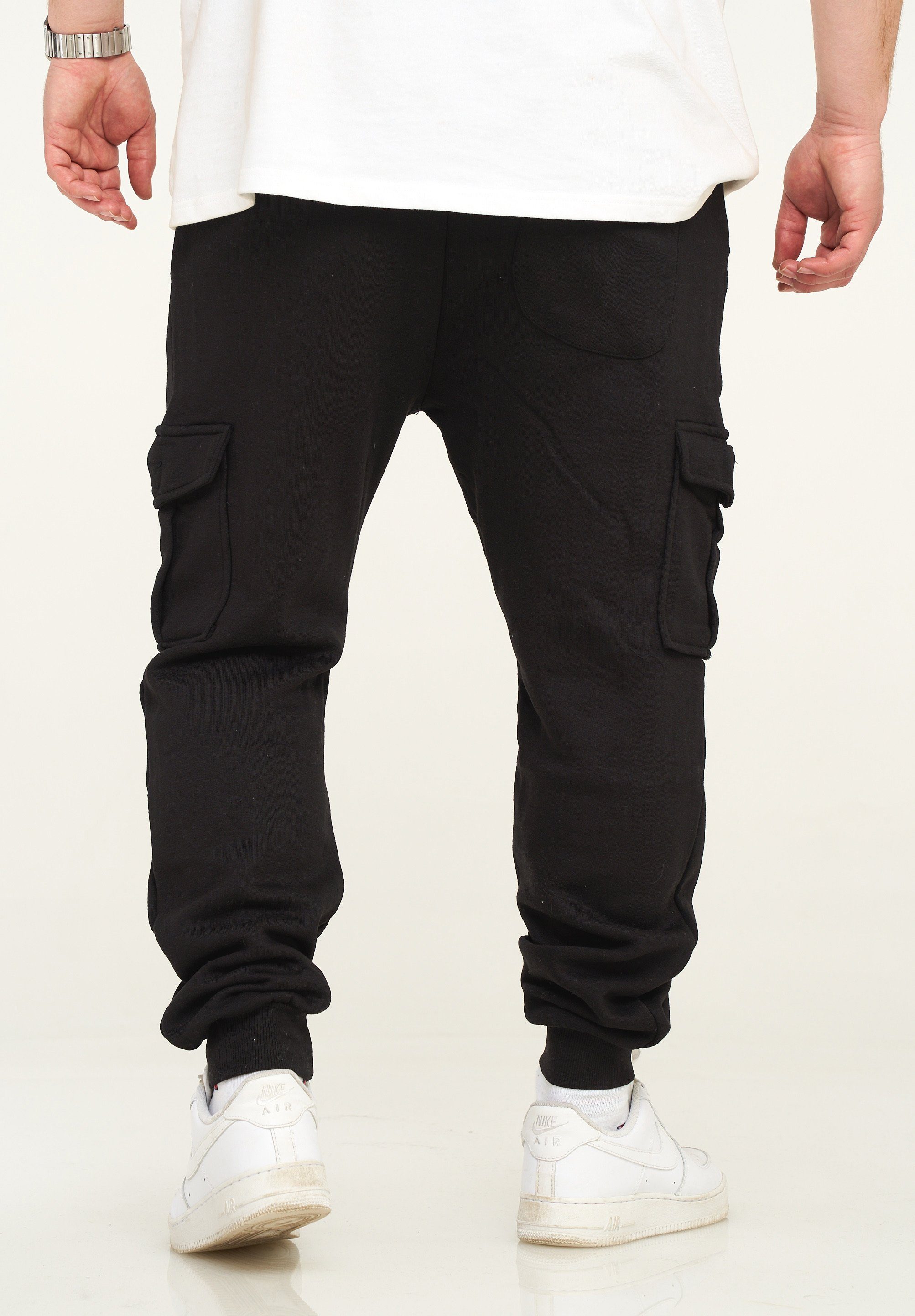 behype Jogginghose BHPIURA mit Cargotaschen Sporthose Trainingshose