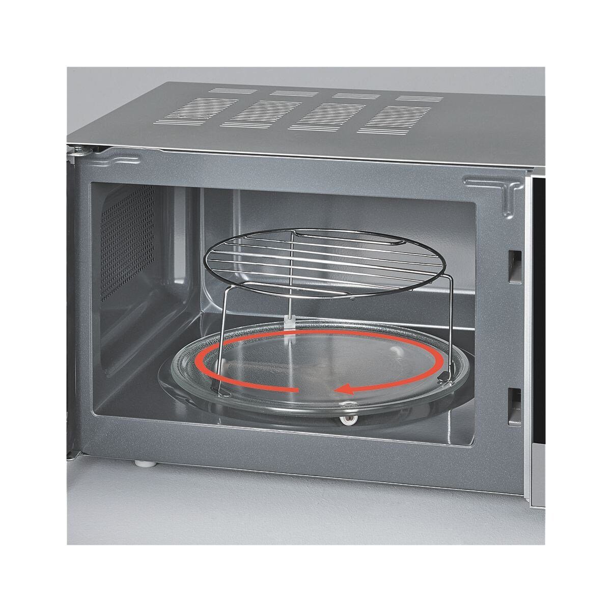 Severin Mikrowelle 7771, 9 Stufen inkl. Auft- / Grillfunktion, Timer, 20 Liter, 700 Watt