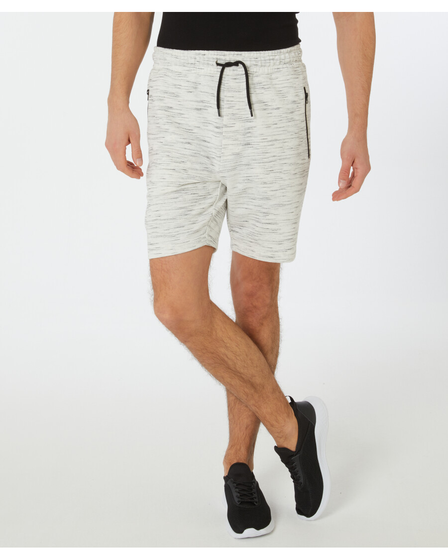 Melierte Sweatshorts