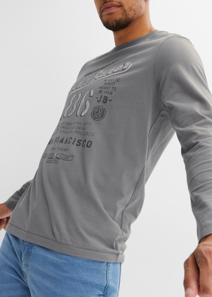 Langarmshirt aus Bio-Baumwolle