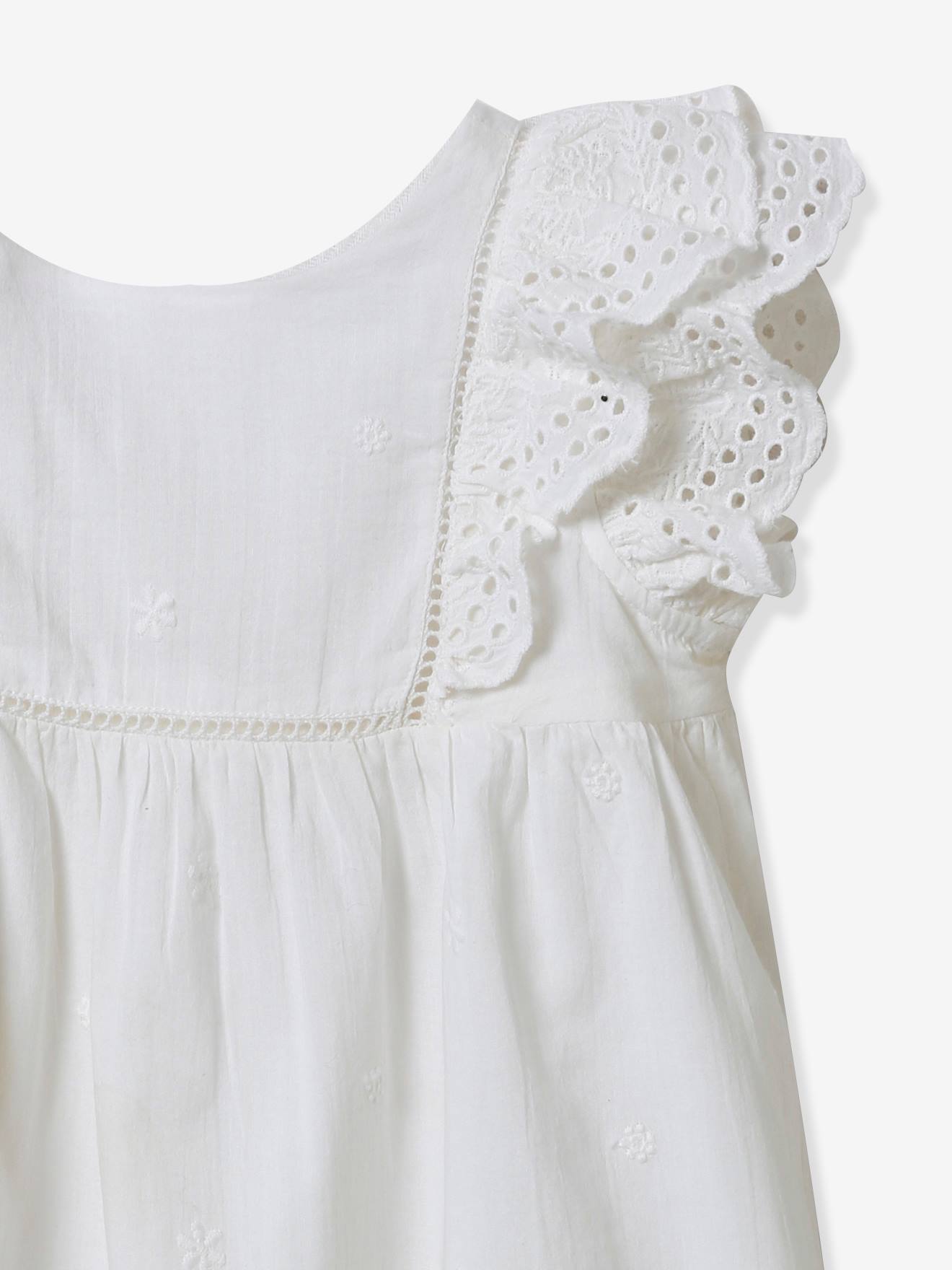 Robe brodée bébé Romy CYRILLUS